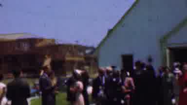 Dallas Texas USA (1956): Church Is Over!