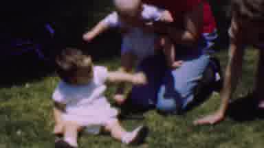Dallas Texas USA (1956): Mommies Having Picnic In Park With Babies