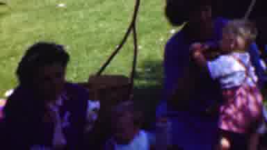 Dallas Texas USA (1956): Adults And Children Enjoying The Park On A Sunny Day