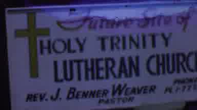 Dallas Texas USA (1956): Future Site Of Holy Trinity Lutheran Church