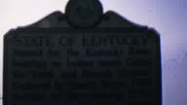Covington Kentucky USA-1961: Historical Marker Describes State Of Kentucky