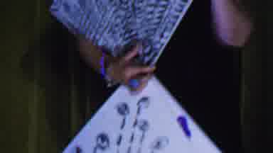 Dallas Texas USA (1956): Woman Holding Fan With Crying Eyes While Singing On Stage