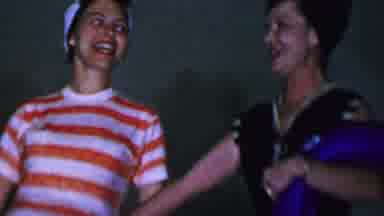 Dallas Texas USA (1956): Having A Good Time At The Costume Party