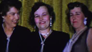 Dallas Texas USA (1956): Group Of Ladies Dressed In Their Saturday Night Best