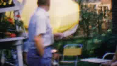 Covington Kentucky USA-1961: Family Gathering In A Yard