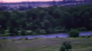 Covington Kentucky USA (1961): Historic River Footage Overlooking Valley