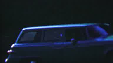 Hatfield Pennsylvania USA (1956): Beautiful Blue Car In The Sunshine Lived On A