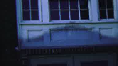 Hatfield Pennsylvania USA-1956: Arched Windows and Dreamland Sign