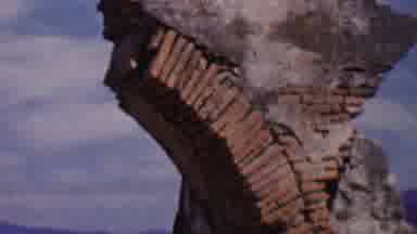 Solvang California USA (1955): Historic Footage Of The Ruin Of The 19th Arch