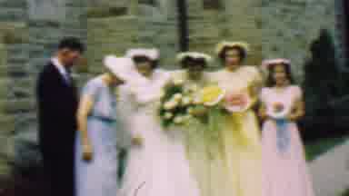 The bridesmaids were more beautiful, but the flowers still won