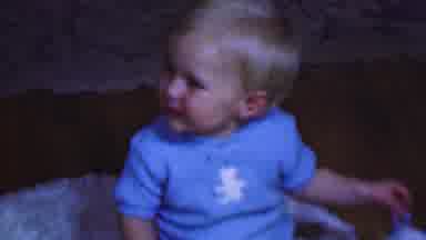 Terra Haute Indiana USA (1963): A Toddler Opening His Presents On His Birthday
