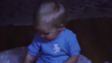 Terra Haute Indiana USA (1963): Baby Sat On The Floor At Home