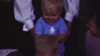 Terra Haute Indiana USA (1963): Three Brothers Having A Birthday Party And Mom
