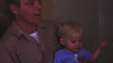 Terra Haute Indiana USA (1963): Baby With Father