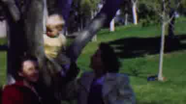 Terra Haute Indiana USA (1963): People Playing In The Park With Their Kid