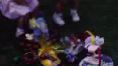 Terra Haute Indiana USA (1963): Kids Playing Outside With Easter Baskets.