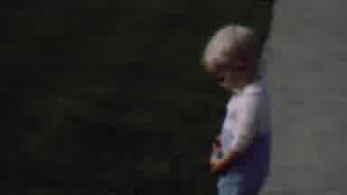 Terra Haute Indiana USA (1963): Learning To Walk: A Child Toddler Off The Sidewalk