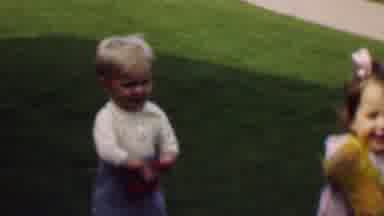 Terra Haute Indiana USA (1963): Two Small Children Dressed In Nice Clothes