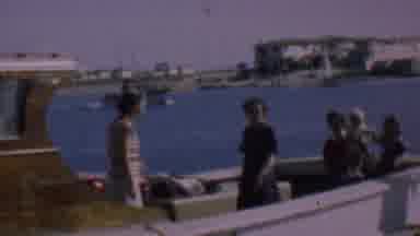 San Diego California USA (1961): People In Yacht Enjoying The Weather Til