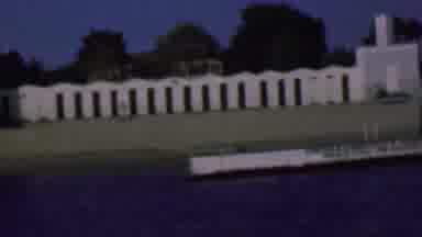 San Diego California USA (1961): A Building With A Grassy Lawn Runs Along A Body