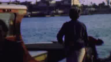 San Diego California USA (1961): Preparing For A Trip At Sea With The Family