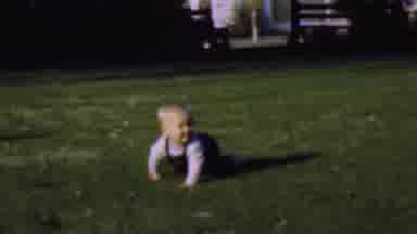 San Diego California USA (1961): Baby In Grass