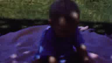 San Diego California USA (1961): Happy Baby Boy Sitting And Enjoying Fresh Air