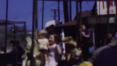 Terra Haute Indiana USA (1963): First Time On The Merry-Go-Round