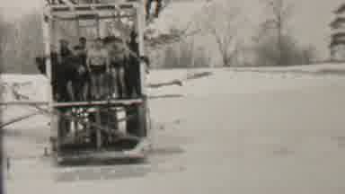 Albany New York USA (1937): Swim Team Practices In Lake