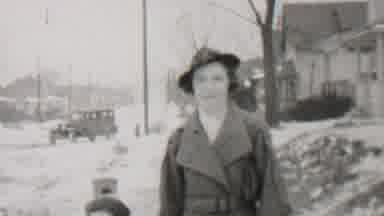 Beachwood New Jersey USA (1937): People Walking Out On A Very Cold Day.