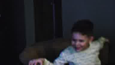 Des Moines Iowa USA (1959): Little Boy Spinning Around In A Chair