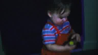 Des Moines Iowa USA (1959): Child Discovering And Playing With Everyday Household