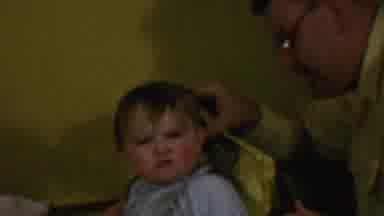 Des Moines Iowa USA (1959): Babies First Trip To The Barber Shopcu