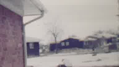 Grand Rapids Michigan USA (1958): Beautiful People Walking In The Snow.