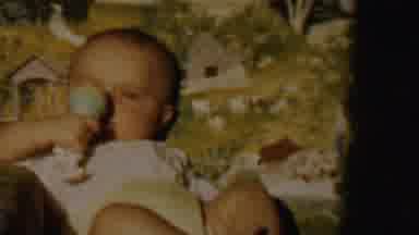 Lincoln Nebraska USA (1962): Crying Baby With Rattle