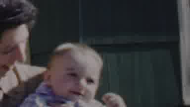 Lincoln Nebraska USA (1962): The Baby Was Happy While Sitting In His Moms Life