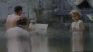 Louisiana USA (1959): A Man A Woman Drawing In The Park With His Daughter Who Is