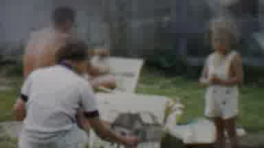 Louisiana USA (1959): Artist Family Gathering Together To Draw Portrait Of Their