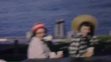 Louisiana USA (1959): Family Picnicking At The Park By The Parking Lot And The