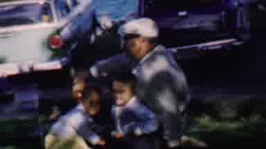 Louisiana USA (1959): Making Memories With Grand Father And My Siblings At The