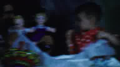 Omaha Nebraska USA (1959): Showing Dolls To My Grandson