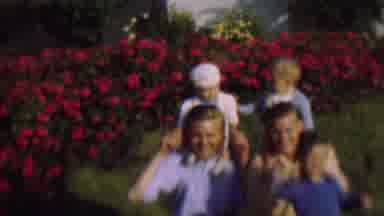 San Diego California USA (1961): Two Kids Holding Smaller Children On Their