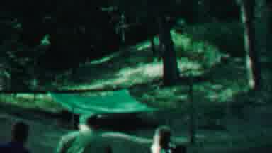 Farragut State Park Idaho USA (1967): Man And Two Kids Look At Green Space And Are
