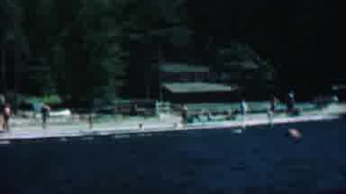 Farragut State Park Idaho USA (1967): People Swimming And Relaxing On Beach