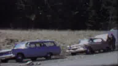 Farragut State Park Idaho USA (1967): People Getting Out Of Cars To Go Look At