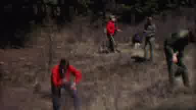 Farragut State Park Idaho USA (1967): A Group Of Boys Cultivating The Ground.