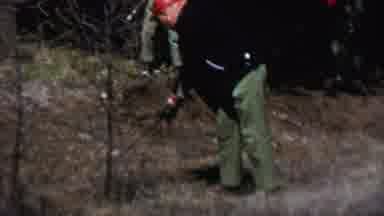 Farragut State Park Idaho USA (1967): Men Clear Dead Vegetation From Ground