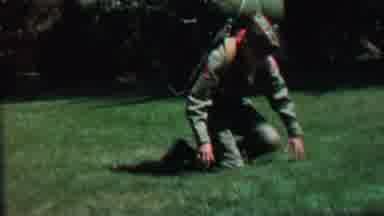 Farragut State Park Idaho USA (1967): Boy Struggles With His Ruck