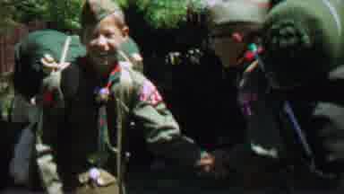 Farragut State Park Idaho USA (1967): Boy Scouts Posing For A Picture