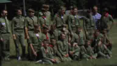 Farragut State Park Idaho USA (1967): Boyscouts Sitting In Grass